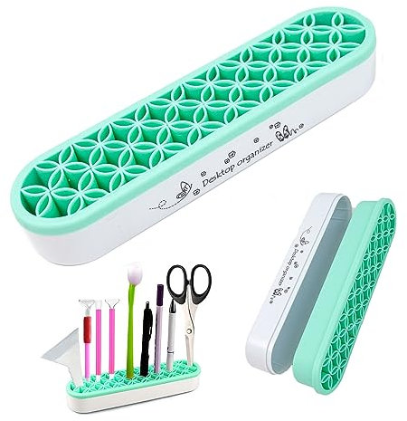 zalati Organizer da scrivania verticale per strumenti da cucito, accessori per trapuntatura, supporto per pennelli, forbici, tagliacuci e pennarelli