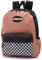 Vans Damen Realm Rucksack, Schwarz, Einheitsgröße, Schwarz/mehrfarbig/kariert, Einheitsgröße, Rucksack