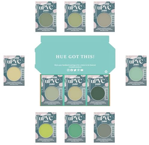 Rust-Oleum uPVC Paint in Satin Finish – Rich Greens Tester Box