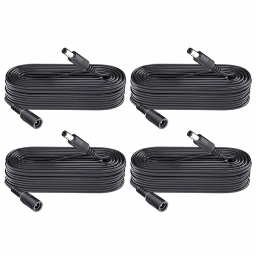 Tonton DC Verlängerungskabel 1M, Anschlusskabel für Reolink RLC-410W, E1 Outdoor, RLC-511WA, RLC-510WA, RLC-520A, RLC-510A, RLC-820A, RLC-810A, RLC-823A, RLC-811A, RLC-822A, 523WA Überwachungskameras