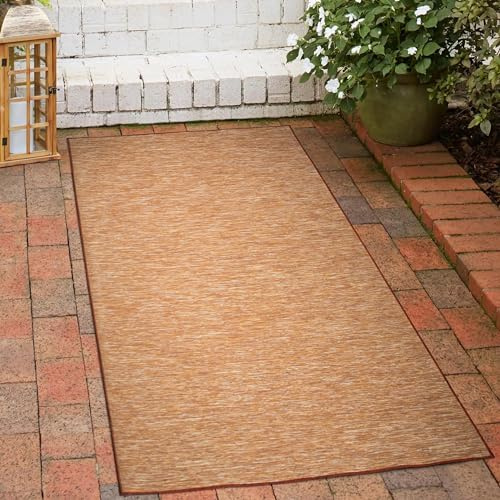 CARPETIA Teppich für In- und Outdoor Terrasse Balkon Veranda Läufer beidseitige verwendbarkeit wetterbeständig Teppich Sisaloptik naturton Terra, 60 x 100 cm