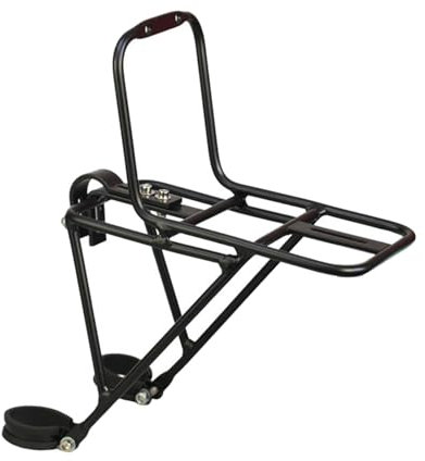 Porte-Bagages Avant de Vélo, Porte-Vélos Avant Porte Bagage VTT, Porte-Bagages Durable Porte-Bagages pour Le Cyclisme Longue Distance, pour Frein à Disque/Vélo de Montagne à Frein En V, Frein à disque