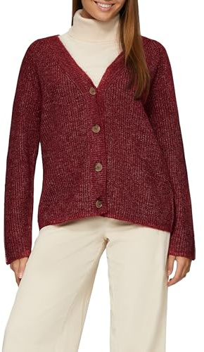 s.Oliver Strickjacke aus Wollmix mit Kontrast-Details