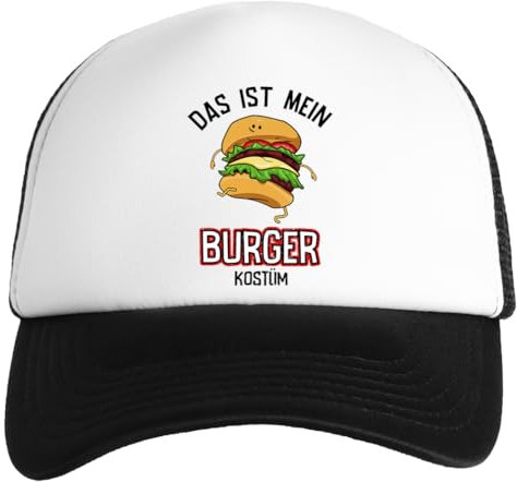 Generisch Carnival Costume Burger Weiße Kinder Baseball Cap Unisex Snapback