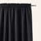 ROOM99 Vorhang mit Kräuselband Aura 140 x 260 cm Breite x Höhe Schiebegardinen Modern Curtain Wohnzimmer Schlafzimmer Schwarz, 1 Stück