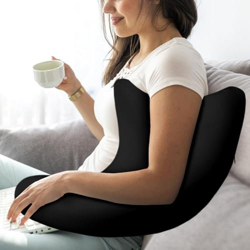 HARBOREST - Cojín para cirugía de Hombro, cojín para aliviar el Dolor de Hombro y Manguito rotador, Ideal para Sentarse, Color Negro