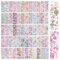 NICENEEDED 60 Blatt Süße Cartoon Aufkleber Im Koreanischen Stil. Selbstklebender Dekorativer Kpop Fotokartenaufkleber Kawaii Tiere Scrapbooking Aufkleber