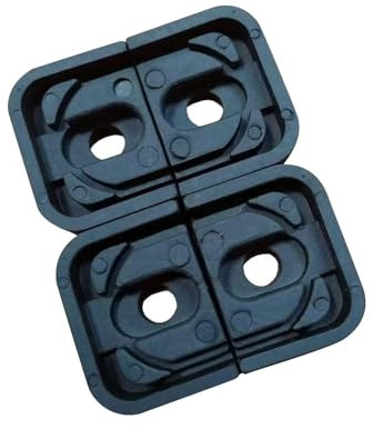 HWEIH Unidad Externa de Aire Acondicionado, Almohadilla antivibración, aislador de Ruido, Almohadilla amortiguadora de absorción de Impacto for techos, Unidad Exterior, balcón, 4 Uds.