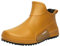 Donne E Uomini Primavera Estate E Autunno Manica Corta Outdoor Moda Coppie Studenti Lavoro Pesca Lavaggio Auto Cucina Antiscivolo Caldo Scarpe di Gomma Stivali Da Pioggia Jolly Scarpe, Marrone, 40.5