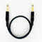 Cavo for chitarra Jack placcato oro da 6,5 ​​a 6,5 ​​1/4'' Cavo patch TS/TRS for chitarra acustica, mandolino elettrico, audio professionale for amplificatore(KB081,1m)