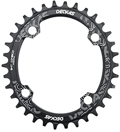 LKfjnhePF Kettenblatt Ovaler Kettenblatt 10. 4BCD. Zum MTB Fahrrad-Fahrradkettenring 32T 34 36 38T Ultraleicht-Zähne-Kettenrad 104 BCD(52T)