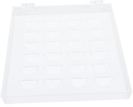 VICASKY Einzelne Wimpern Aufbewahrungsbox Transparente Kunststoffbox mit Deckel Kompakte Lash Box für Wimpernverlängerungen und Make Up Zubehör für Aufbewahrung und Präsentation
