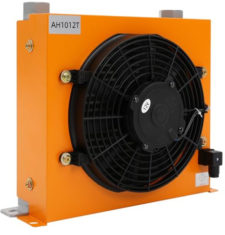 100L/min Refrigeratore d'aria idraulico diffusore olio raffreddato ad aria radiatore olio 120W radiatore idraulico per macchine idrauliche, generazione di energia eolica altri scenari industriali