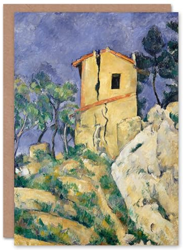 Artery8 Paul Cezanne Art Card The House with the Cracked Walls