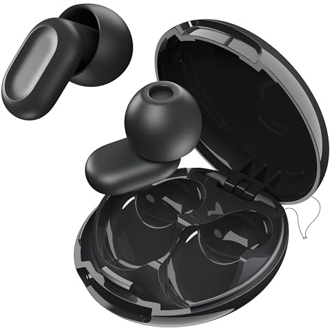 2025 Hoeisch Ear Plugs for Sleep | Premium A+ Silicone 46dB Noise Cancelling Earplugs | Comfortable, Reusable and Ideal for Sleeping, Studying, Working and Traveling (Black, Medium)