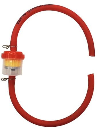 Racing Carb Universal Motorcycle Gas Fuel Filters And Pipe For 49cc 50cc 110cc 125cc 150cc Dirt Pit Bike Moped Scooter ATV(Red)