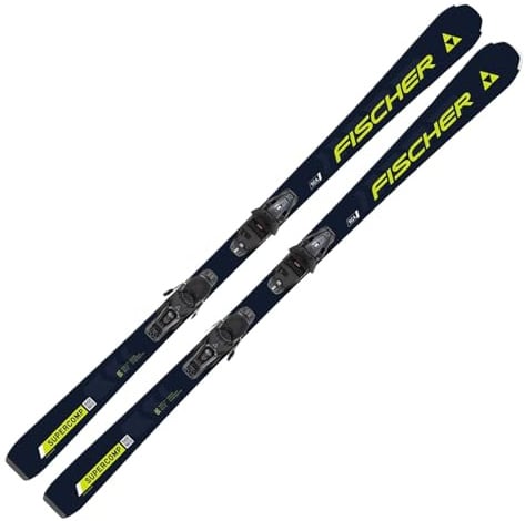 Sci da sci alpino - Fischer RC4 Supercomp - 140 cm - On Piste Rocker - con attacchi RS10 GW SLR Z3-10 - per sciatori esperti e buoni - Sci da carving per piste preparate