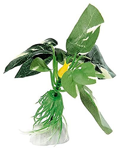 Ferplast - Pianta di Seta per Acquario Blue 9089 3,5 x 2 x 10 cm, Colore Nero, Medio