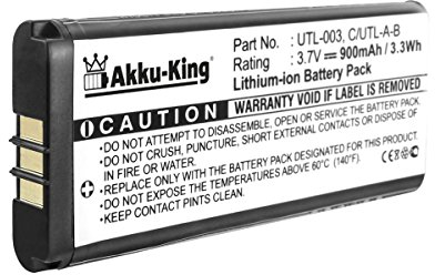Akku-King Akku kompatibel mit Nintendo UTL-003 - Li-Ion 900mAh - für DSi XL, NDSi XL