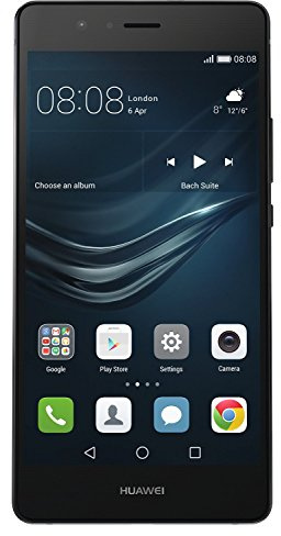 Huawei P9 Lite Smartphone, LTE, Display 5.2'' FHD, Processore Octa-Core Kirin 650, 16 GB Memoria Interna, 2GB RAM, Fotocamera 13 MP, Dual-SIM, Android 6.0 , Nero [Versione Slovena]