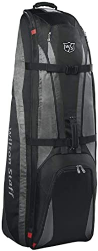 Wilson Staff Golf Reise-Schutzhülle, Golf Pro Travel Cover, schwarz, WGB5002BL