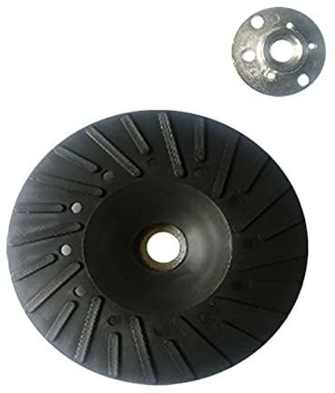 Vago-Tools 2 x Stützteller für Winkelschleifer, 115 mm, M14, Schwarz