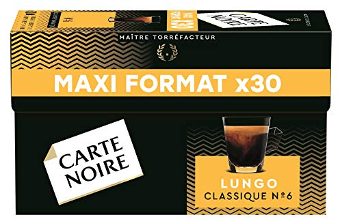 Carte Noire Café Lungo Classique N°6 - 30 capsules compatibles Nespresso®*