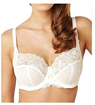 Panache Women's Envy Balconnet Lace Bra (7285), Ivory, 40K US