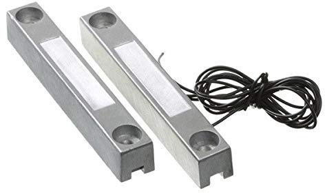 Sensor apertura puertas magnetico con cable WD101 cableado contacto para centrales de alarma conexion detectores cable