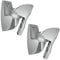VOGEL'S VLB 500 B Speaker wall mount bracket set, Swiveling, Pre-assembled, Max 5 Kg, Eco-friendly packaging, Silver (2 brackets)