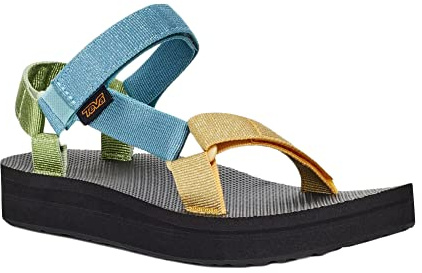 Teva Damen Midform Universal Sandale, Metallic Blue Multi, 36 EU