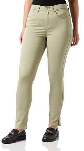 s.Oliver BLACK LABEL Damen Hose lang Sienna Slim FIT, Grün, 40