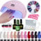 Soreli Gel Nail Kit 12 Colours 8ML 54W UV Lamp Starter Kit For Beginners (UK Company)