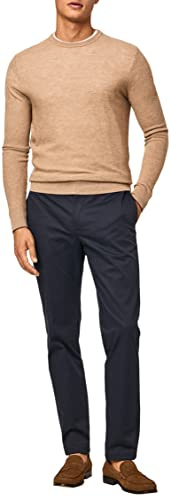 Hackett London Herren Perfect Tencel Chino Hose, Navy, 36W/30L