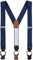 Trafalgar Herren Phoenix Big & Tall 38 mm Grosgrain Non Stretch Ribbon Button End, navy, Einheitsgröße