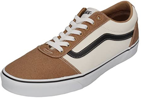 Vans Herren Ward Sneaker, Retro Canvas Light Brown 41 EU