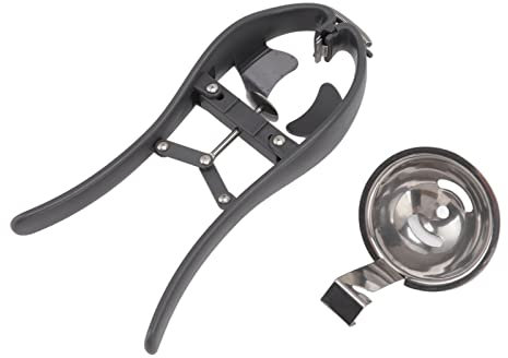Cracker pour oeufs, séparateur d'oeufs en acier inoxydable, ouvre-œuf automatique pour outil séparateur blanc d'oeuf cru, coupe-coquille d'oeuf portable, outil pour gadgets de cuisine