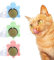 Bola Catnip Juguetes,3 Piezas Juguetes para Gato Catnip para Gatos,Gatos Giratorias de 360°,Comestibles Juguete Interactivo para Gatos, Refrescar Aliento, Cuidado Dental