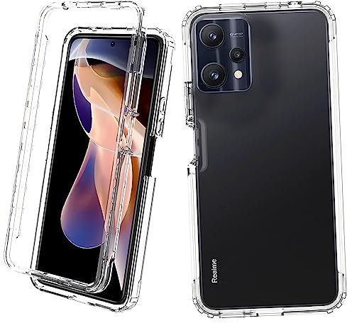 Coque pour Realme 9 Pro 5G / Realme 9 5G, Housse Antichoc 360 Degrés avec Protection d'écran Intégrée, Étui Cover Transparent Anti-Rayures