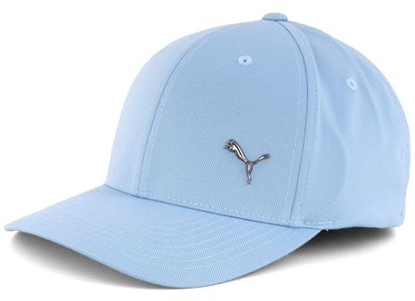 PUMA Unisex Metal Cat Flexfit Cap - Baseballkappe (Blue wash, S-M)