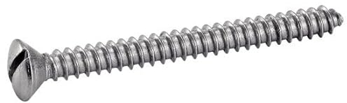 ACTON Vis à tole tête fraisée bombée fendue - Inox A2 3,5x16 mm - Boîte de 200 - Vis, pointes, boulons