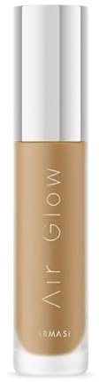 Farmasi Air Glow Foundation (W18), tief feuchtigkeitsspendend und leicht, Formel mit Meerwasser, natürlich aussehende Haut, weich und geschmeidig, anpassbare ilauronische Abdeckung, 30 ml