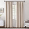 MIULEE Verdunklungsvorhänge Kräuselband Gardinen Leinenoptik Vorhang Blickdicht Thermovorhang Kälteschutz Vorhänge Wohnzimmer Schlafzimmer Wärmeisolierend 2er Set 260x140 cm Beige