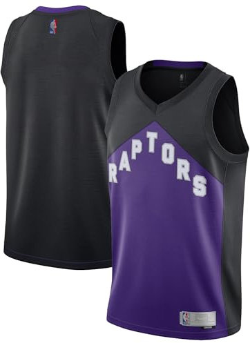 Outerstuff Toronto Raptors Purple Kids Youth 8-20 Earned Edition Swingman Team Jersey, Violett, 10-12