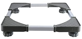 Base de machine à laver réglable 4 pieds Machine à laver portable Base multifonctionnelle Longueur réglable 50-63 cm largeur 50-60 cm Support de sèche-linge Support haut pour lave-vaisselle