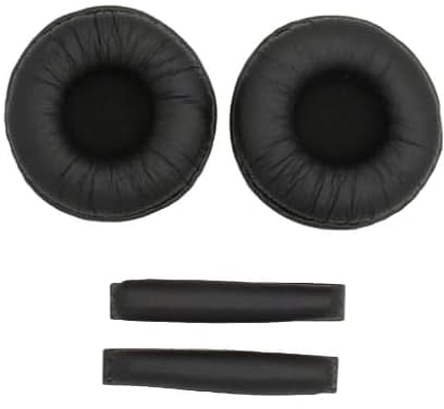 INF Ohrpolster und Bügelpolster für Kopfhörer Sennheiser PX100/200/100-II, Exakte Passform, Verbessertes Klangerlebnis, Leder, weicher Schaumstoff