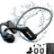 KJIXYUNG Cuffie con cavo osseo, auricolari sportivi aperti, con microfono, IP68, impermeabili, senza fili, con memoria da 32 GB, per nuoto, corsa, allenamento, guida