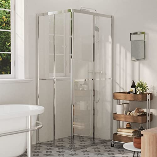 Sufrk Cabine de Douche ESG 90x70x180 cm,Cabine De Douche Complete,Cabines Et Parois De Douche