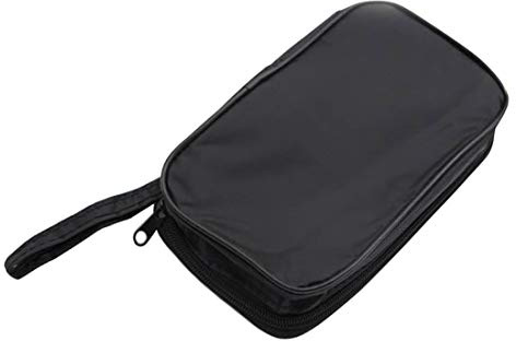 Supertool Custodia Universale per Multimetro, Borsa Multiuso per Strumenti Digitali, Borsa per la Conservazione di Strumenti Durevole con Zig per Multimetri, Pinze Amperometriche (Nero)