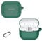 KZIOACSH Silicone Case for Samsung Galaxy Buds 3/Buds 3 Pro, Ultra Slim Anti-Scratch Anti-Lost Protective Earbuds Case Lightweight Washable Sumdge-Proof Earphone Skin Cover with Carabiner, Green